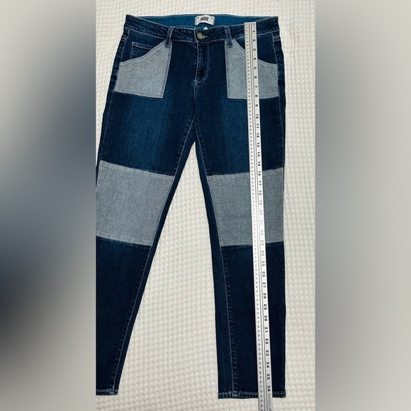 Paige JIMMY JIMMY Boyfriend Skinny Patch Jeans Pants Trousers Benny SZ 30 - Picture 9 of 11